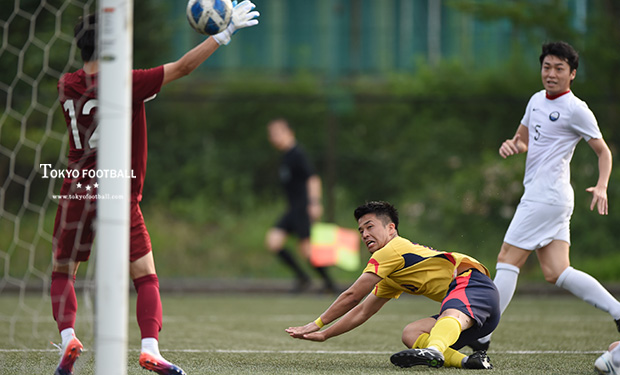 写真：FW加瀬澤の活躍で慶應が無敗同士の一戦を制した。