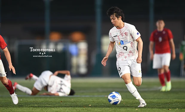 写真：得点王を獲得した23江戸川のFW及川。