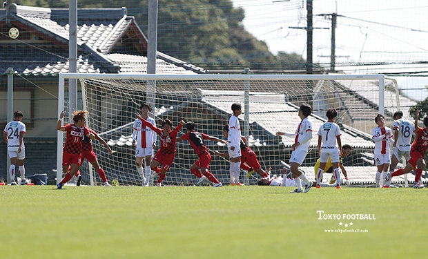 写真：終了間際に逆転ゴールを許した東京23。