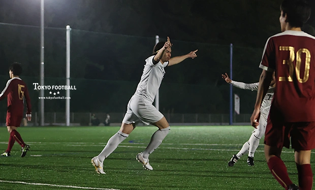 写真：東京ベイはFW加部の2得点の活躍で優勝を決めた。