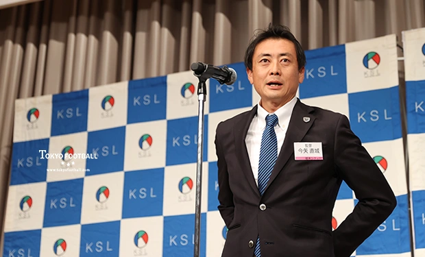 写真:JFL昇格・復帰を決めた栃木シティの今矢監督。