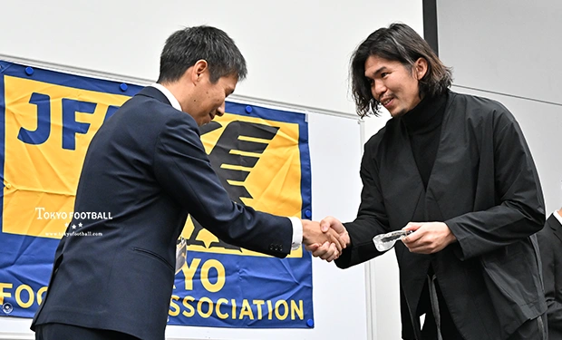 写真：14点を挙げ2部3Bで得点王に輝いた東京ベイのFW加部。