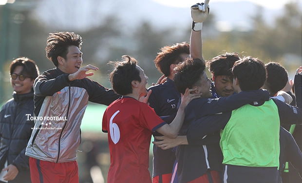 写真:アストラはPK戦の末に東京ベイを破り準決勝へ。