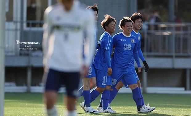 写真：南葛は大前のゴールなどで逆転勝ちで準決勝進出。