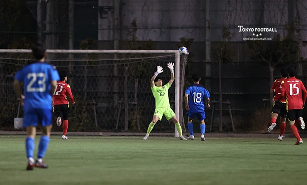 写真：東京Uプラスは上村のゴールなどで白星発進。