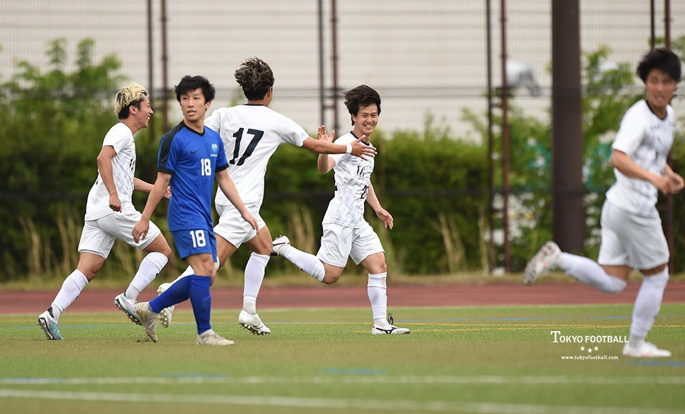 写真：EDOは後半28分に川原田のゴールが決まり形勢を逆転。