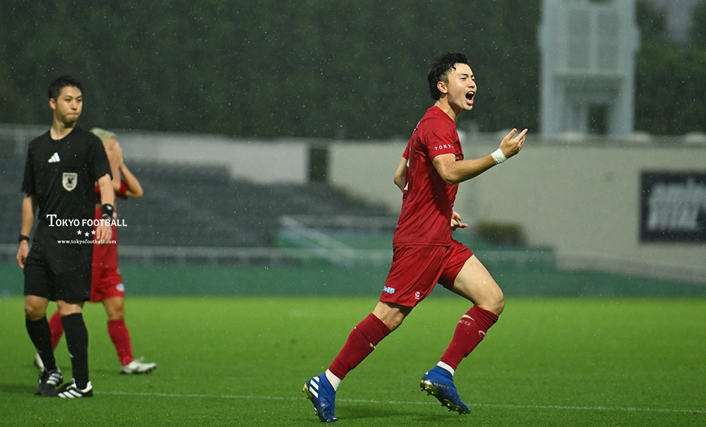 写真：後半に同点ゴールを決めたエリースのソンホギョン。