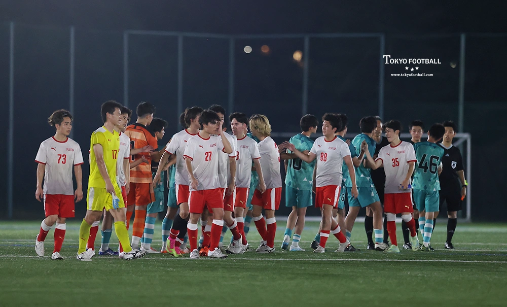 写真：1部のFLUTTOは3部の府中アスレに敗れて敗退。