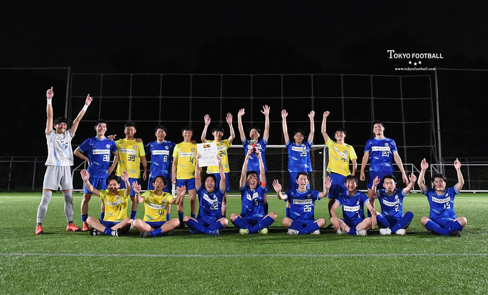 写真：大会初優勝を飾ったプログレッソ東京。