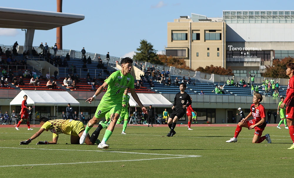 写真：関東代表のVONDSは終盤にFW加藤が4点目を奪うなど快勝スタート。