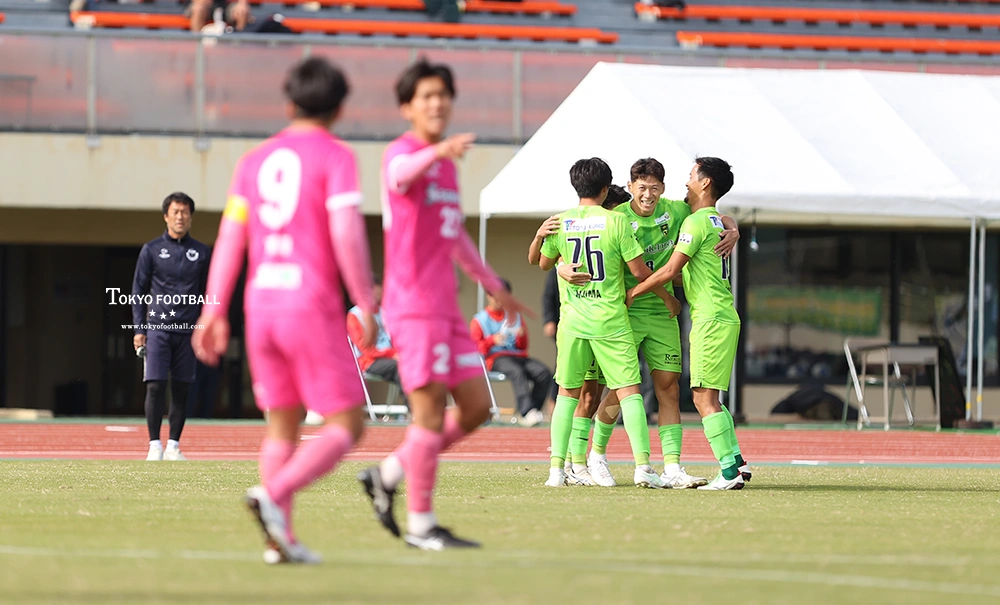 写真：VONDSは加藤の2得点で3連勝を飾り首位通過。