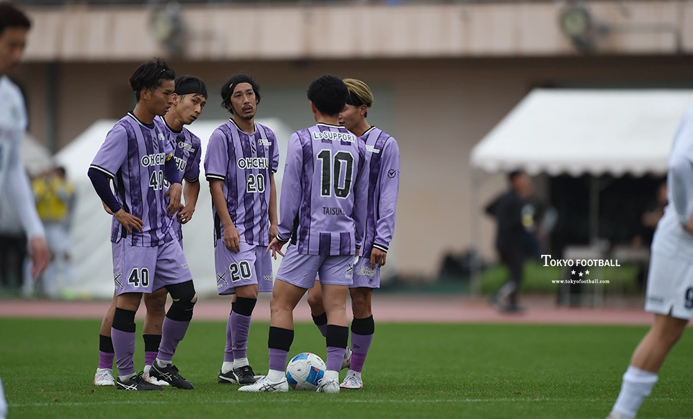 写真：後半に好位置でFKのチャンスを得たSHIBUYA。