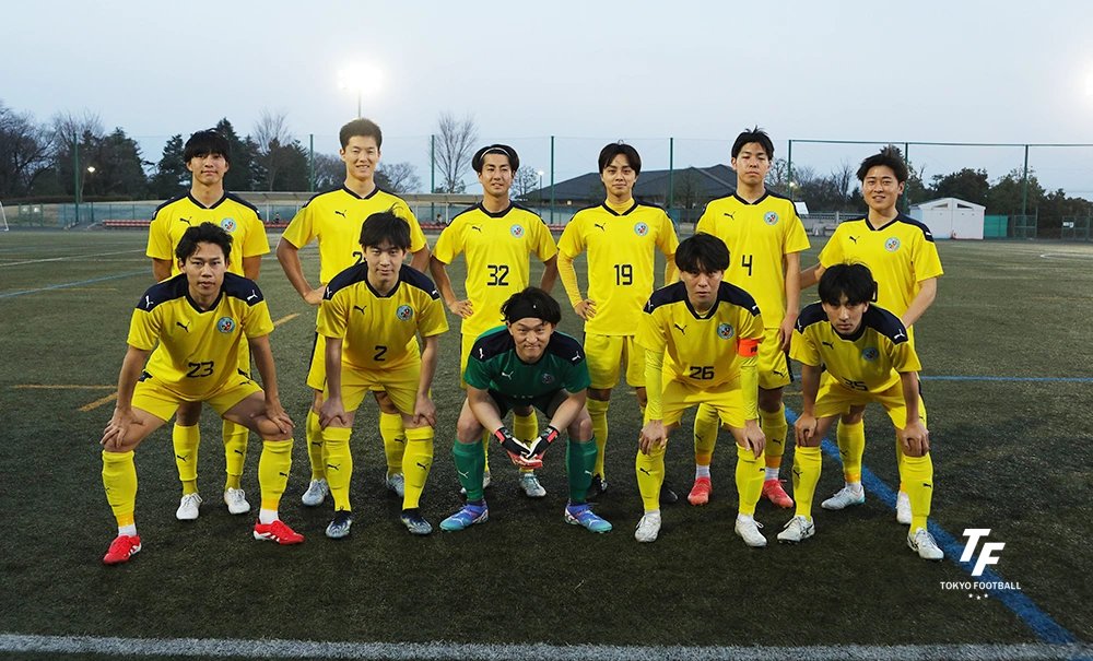 写真：開幕戦に勝利した東京Uプラスの選手たち。