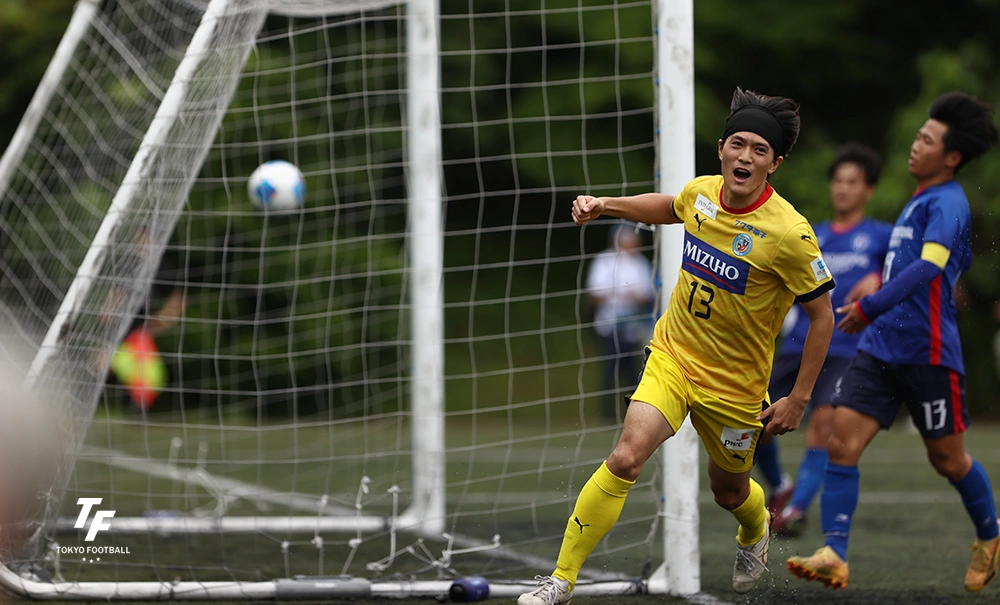 写真：東京Uは高木のゴールなどで勝利。