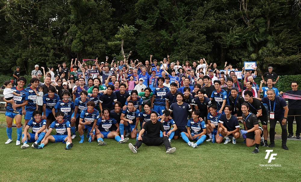 写真：関東1部で初優勝を飾った東京ユナイテッド。