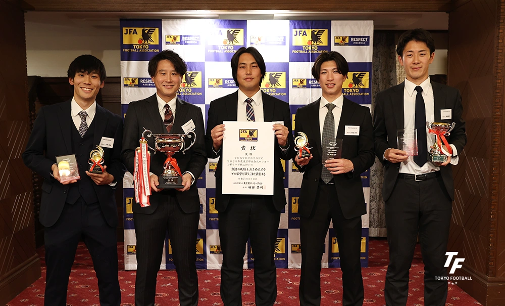 写真：今季の東京1部で優勝したTOKYO2020 FC。