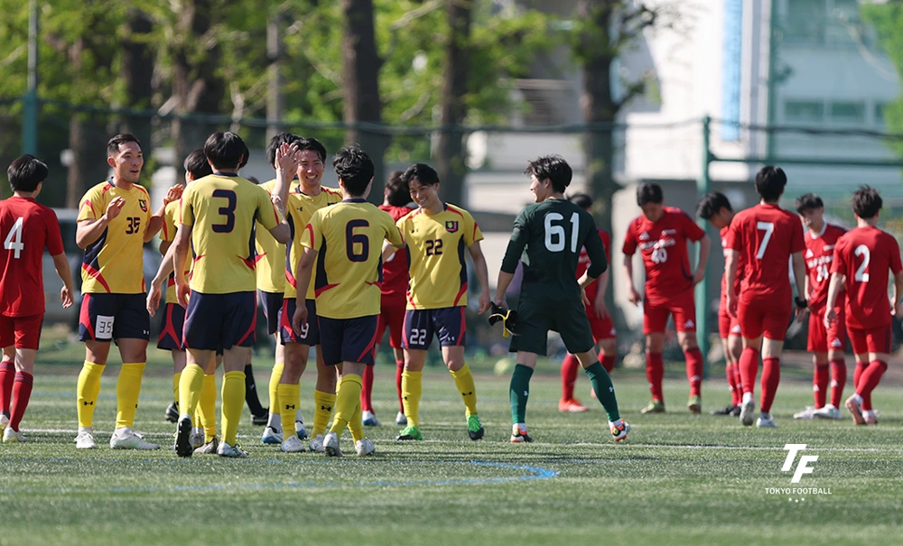 写真：開幕戦で勝利した慶應BRB。