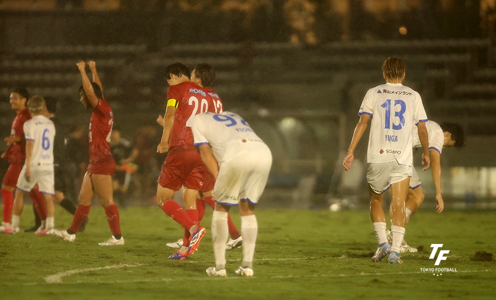 写真:南葛はエリースに敗れて優勝の可能性が消滅。