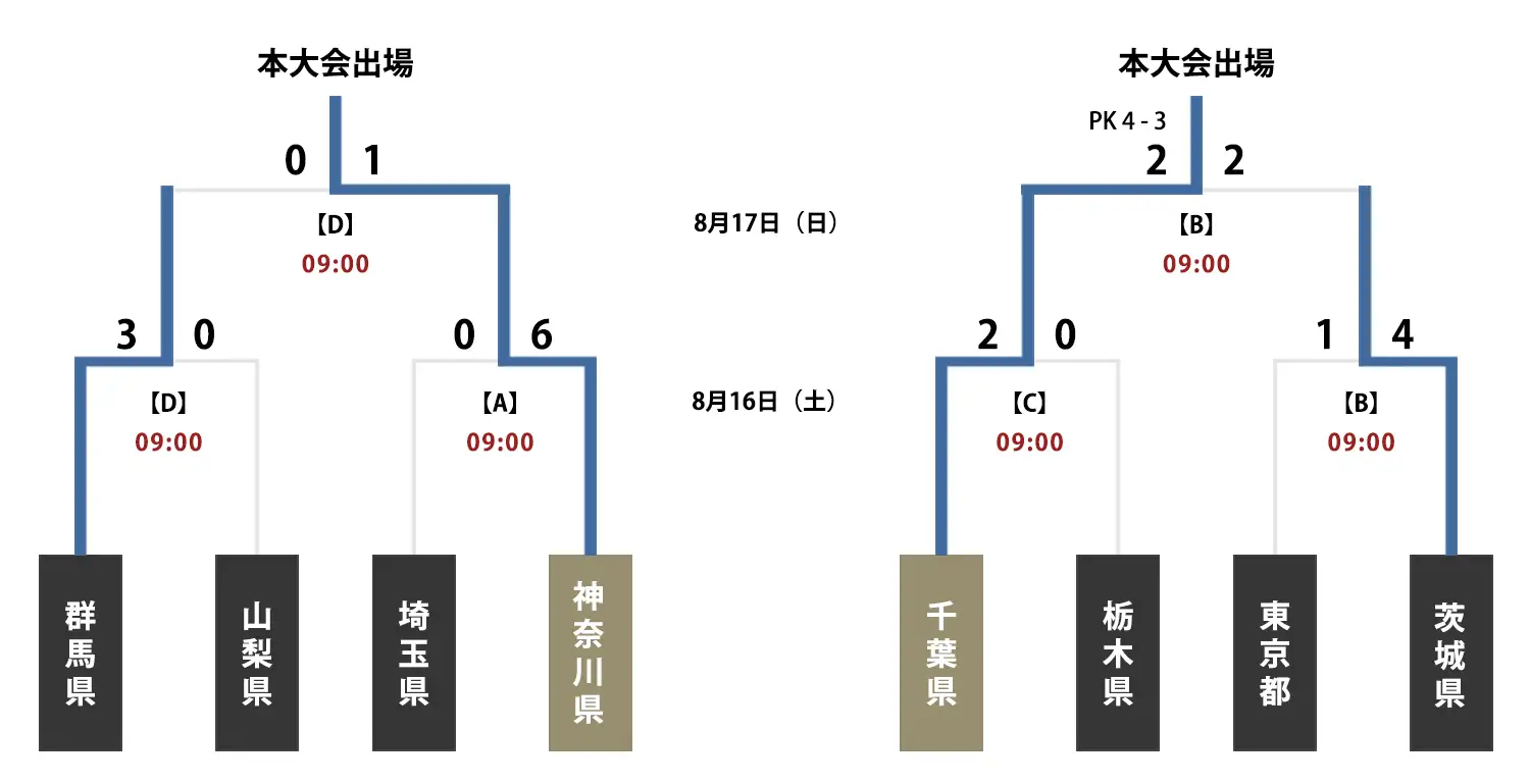第79回国民スポーツ大会関東ブロック大会 サッカー成年男子